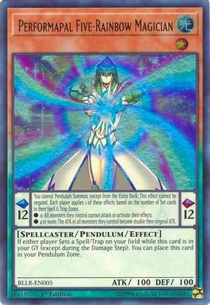 Performapal Five-Rainbow Magician | BLLR-EN005 | 1st Edition | Battles of Legend: Light's Revenge