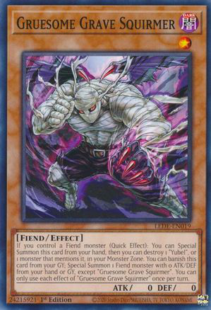Gruesome Grave Squirmer | LEDE-EN019 | 1st Edition | Legacy of Destruction