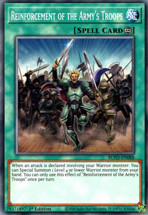 Reinforcement of the Army's Troops | BLVO-EN088 | 1st Edition | Blazing Vortex
