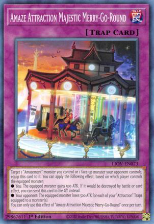 Amaze Attraction Majestic Merry-Go-Round | LIOV-EN073 | 1st Edition | Lightning Overdrive