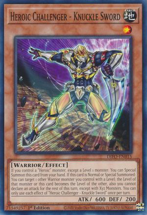 Heroic Challenger - Knuckle Sword | DIFO-EN015 | 1st Edition | Dimension Force