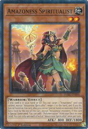Amazoness Spiritualist | DABL-EN096 | 1st Edition | Darkwing Blast