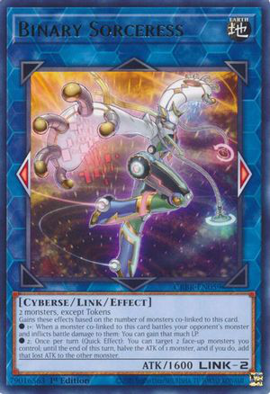 Binary Sorceress | CRBR-EN059 | 1st Edition | Crossover Breakers