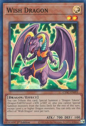 Wish Dragon | CYAC-EN093 | 1st Edition | Cyberstorm Access