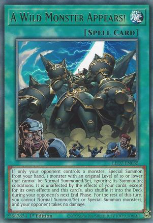 A Wild Monster Appears! | LED7-EN052 | 1st Edition | Legendary Duelists: Rage of Ra