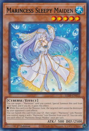 Marincess Sleepy Maiden | LED9-EN032 | 1st Edition | Legendary Duelists: Duels From the Deep