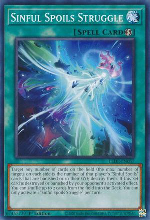 Sinful Spoils Struggle | LEDE-EN057 | 1st Edition | Legacy of Destruction