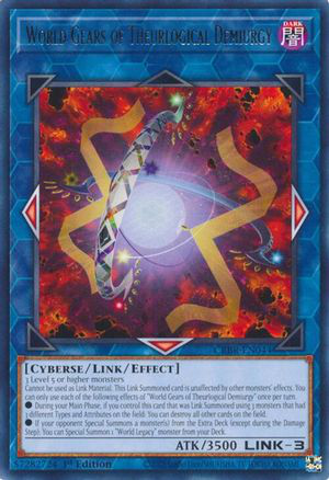 World Gears of Theurlogical Demiurgy | CRBR-EN044 | 1st Edition | Crossover Breakers