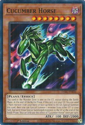 Cucumber Horse | DABL-EN036 | 1st Edition | Darkwing Blast