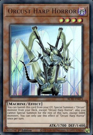 Orcust Harp Horror | BLTR-EN071 | 1st Edition | Battles of Legend: Terminal Revenge
