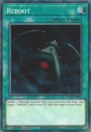 Reboot | LED7-EN051 | 1st Edition | Legendary Duelists: Rage of Ra