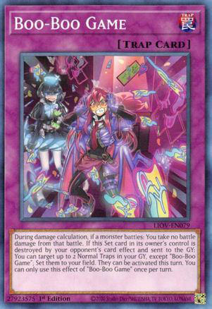Boo-Boo Game | LIOV-EN079 | 1st Edition | Lightning Overdrive