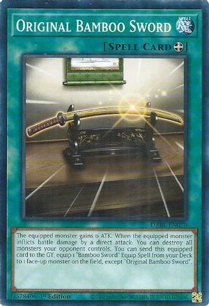 Original Bamboo Sword | DABL-EN070 | 1st Edition | Darkwing Blast