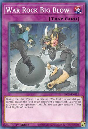 War Rock Big Blow | LIOV-EN092 | 1st Edition | Lightning Overdrive