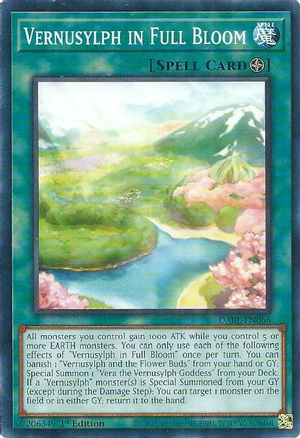 Vernusylph in Full Bloom | DABL-EN066 | 1st Edition | Darkwing Blast