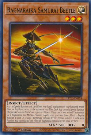 Ragnaraika Samurai Beetle | LEDE-EN014 | 1st Edition | Legacy of Destruction