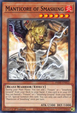 Manticore of Smashing | PHHY-EN022 | 1st Edition | Photon Hypernova