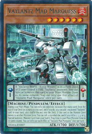 Vaylantz Mad Marquess | TAMA-EN007 | 1st Edition | Tactical Masters