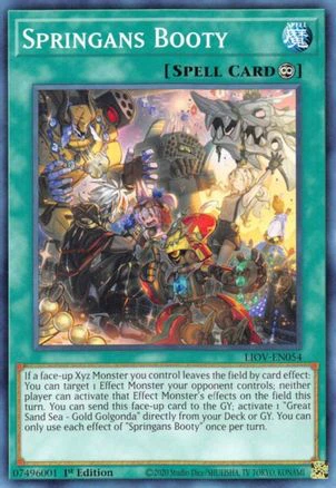 Springans Booty | LIOV-EN054 | 1st Edition | Lightning Overdrive