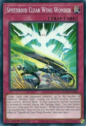 Speedroid Clear Wing Wonder | SUDA-EN068 | 1st Edition | supreme-darkness