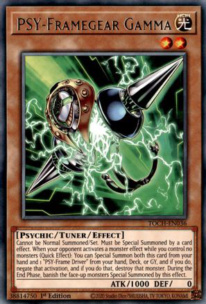 PSY-Framegear Gamma | TOCH-EN036 | 1st Edition | Toon Chaos