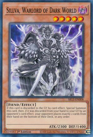 Sillva, Warlord of Dark World | SR13-EN008 | 1st Edition | Structure Deck: Dark World