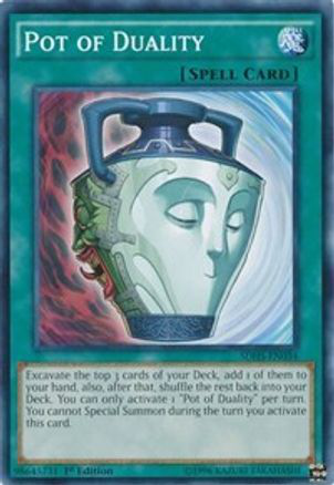 Pot of Duality | SDHS-EN034 | 1st Edition | Structure Deck: HERO Strike