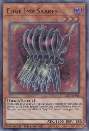 Edge Imp Sabres | LART-EN015 | Limited | The Lost Art Promotion