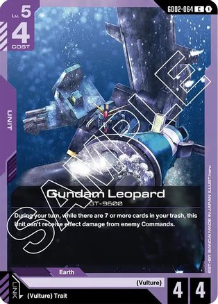 Gundam Leopard (GD02-064) | GD02-064 | C | Normal | Dual Impact