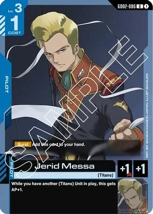Jerid Messa | GD02-086 | UC | Normal | Dual Impact
