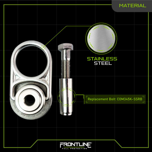 Frontline COM345K-SS MEGA Swivel 5K Stainless Steel Concrete Anchor