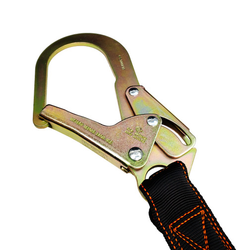 Lanyard 6 ft. Internal Shock, Rebar Hook, Single Leg. – Palmer Safety