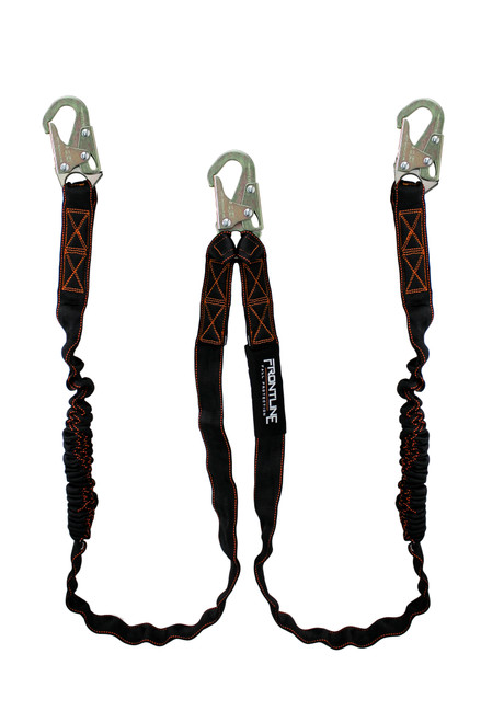 Frontline LIS62R Combat™ Twin Leg 6' Rebar Hook Lanyard with