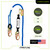 Frontline VLP50R3L-AM American Style Vertical Lifeline with 12" Shock Absorbing Lanyard and Manual Rope Grab (50')  Frontline VLP50R3L-AM American Style Vertical Lifeline with 12" Shock Absorbing Lanyard and Manual Rope Grab (50')