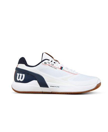 Wilson Rush Pro 5 Clay White Navy Men