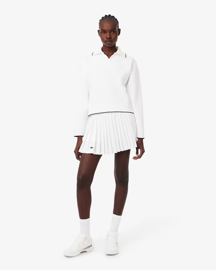 Lacoste Pleated Skirt White