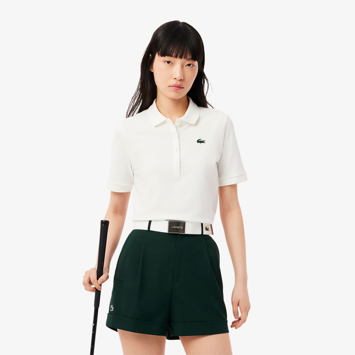 Lacoste Slim Dry Fit Polo White