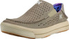 Korkers Men's Leather Fish Moc Rainbow Trout w/Fixed Kling-On Deck Soles, 15