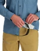 Simms Men's Guide Shirt Medium Neptune - Return/Damaged Packaging