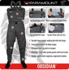 Paramount Outdoors Obsidian Breathable Stockingfoot Fishing Wader XXLS (Stout) - Return/Damaged Packaging