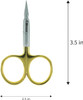 Kingfisher Fly Fishing Fly Tying Arrow Scissors 3.5 Inch