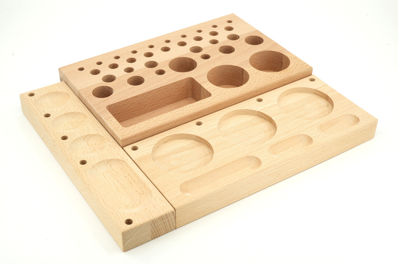 フライタイイング ツールスタンド 木製 台座 フィッシング 釣具 菊事TK Kingfisher Fly Tying Wooden Tool Station