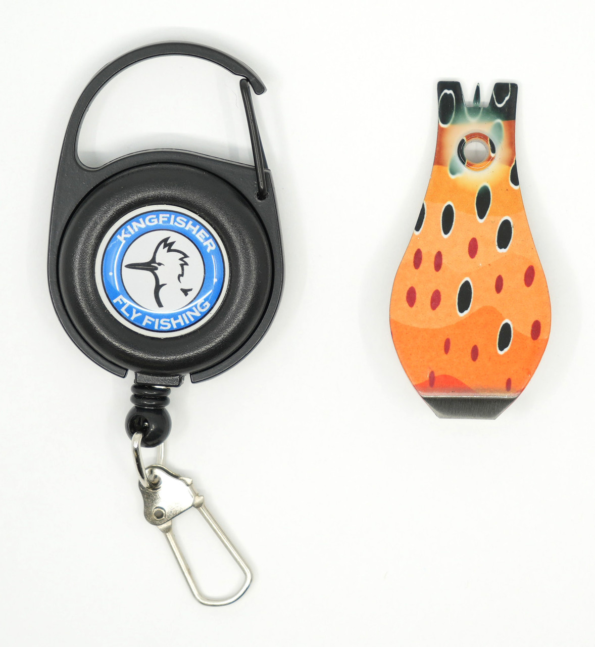 Kingfisher Fly Fishing Zinger with Loop Nipper