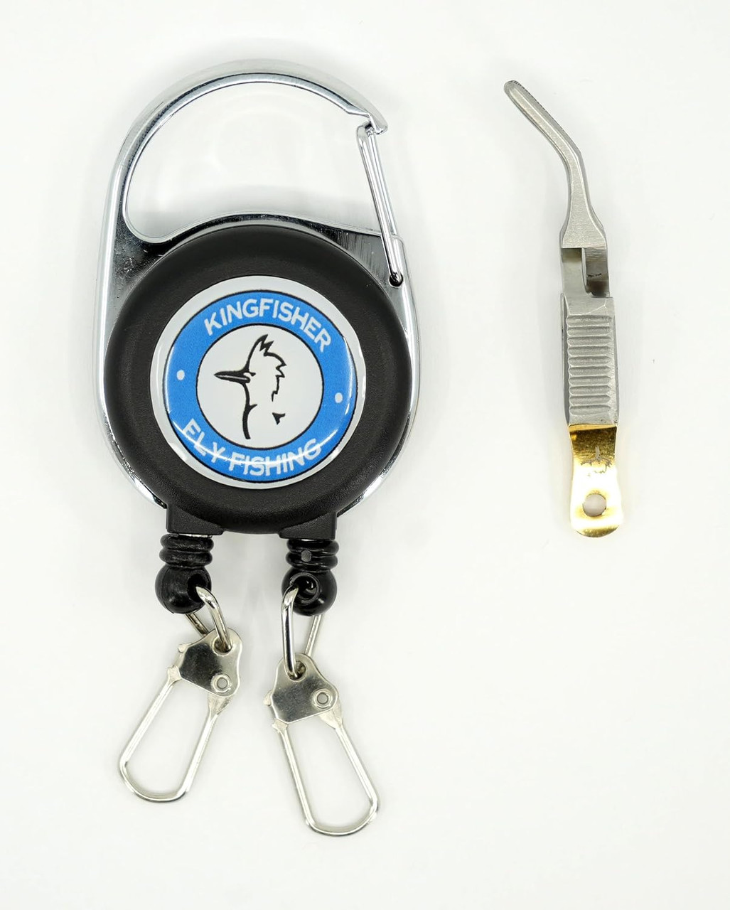 Kingfisher Fly Fishing Double Zinger Retractor W/Magnet