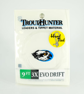TroutHunter Evo Drift Taper Fly Fishing Leader 9ft W/Perfection Loop