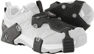 Korkers Ice Walker Black/Grey Taction Cleats, OA9100BKGY, Medium - Return/Damaged Packaging