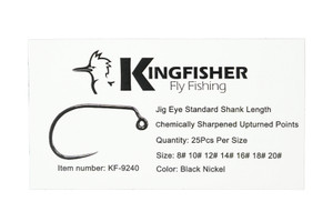 KF9240 Kingfisher Wide Gap Jig Hook Barbless