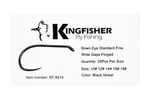 KF9214 Kingfisher Barbless Standard Dry Fly Hook