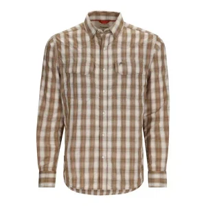 Simms M's Big Sky Fishing Shirt XXL Driftwood - Return/Damaged Packaging
