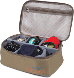 fishpond Ripple Reel Case, Large, Sand/Saddle Brown - Return/Damaged Packaging